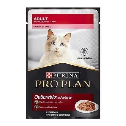 Salmón En Salsa Proplan Gato Adulto Sobre 85 g