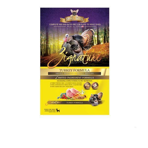 Zignature Turkey Small Bites 4 Lb