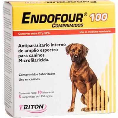 Antiparasitario Endofour 100 Interno Para Perros 1 Unidad