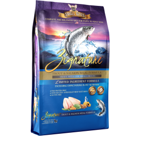 Zignature Trout Salmon Small Bites 4 Lb