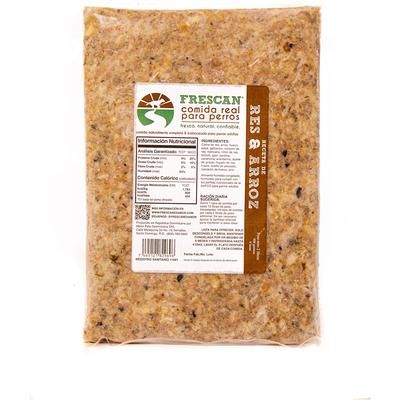 Alimentos Para Perros Frescan Res y Arroz 2 lb
