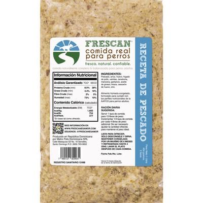 Alimento Para Perros Frescan Pescado 1 lb