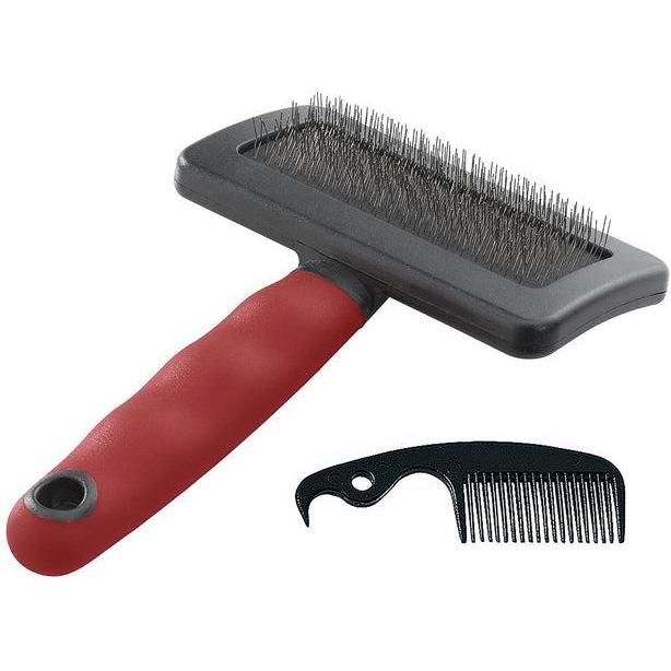 Cepillo Extragrande Para Perros Y Gatos De Pelo Largo E Intermedio Ferplast 1 Unidad