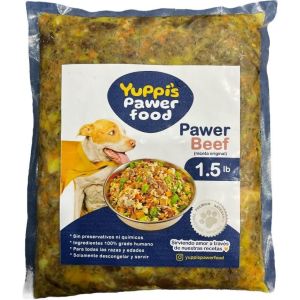 Alimento Congelado Para Perros Yuppi's Pawder Res 1.5 Lb