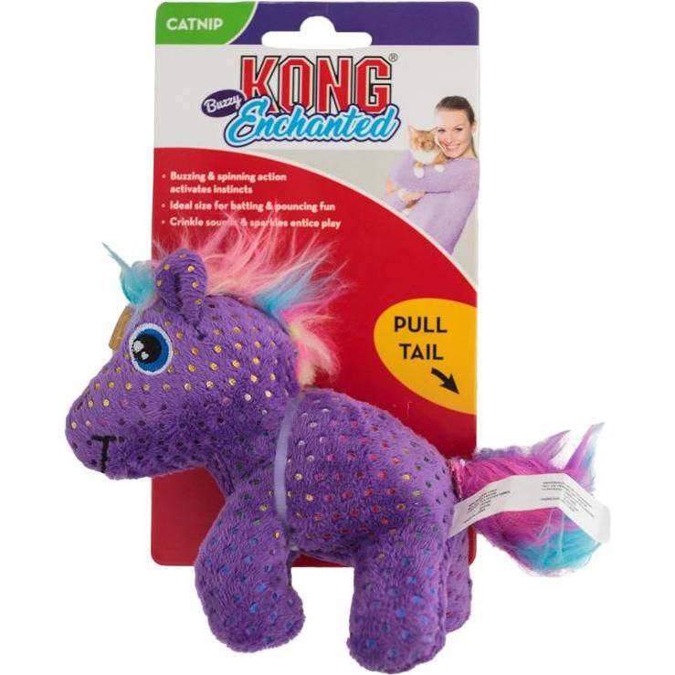 Juguete Para Gatos Kong De Unicornio Echanted Buzzy