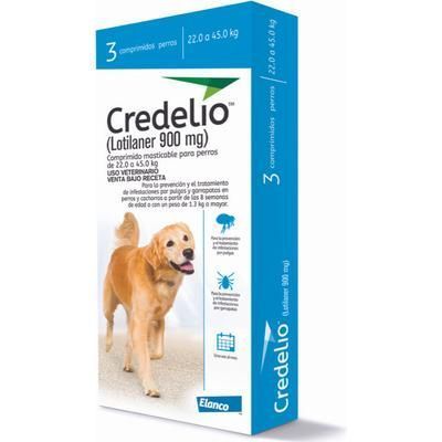 Desparasitante Credelio Comprimido Anti-Pulgas Y Garrapatas - 22 - 45 kg