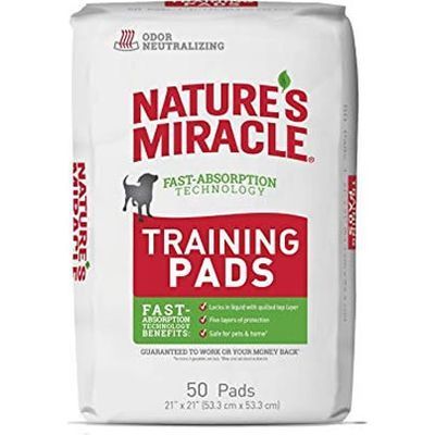 Almohadillas De Entrenamiento Nature's Miracle (53.3 x 53.3 cm) 50 Unidad