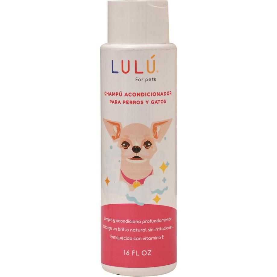 Shampoo Acondicionador Lulu Normal Para Perros Y Gatos 16 oz