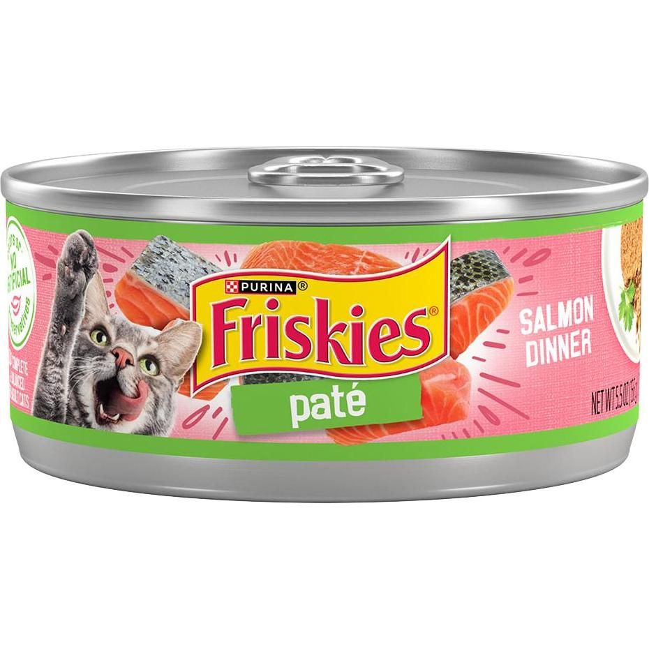 Alimento Para Gatos Friskies Paté Salmon Dinner 5.5 oz