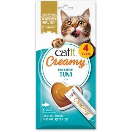 Catit Creamy Atún Snacks Cremosos para Gatos 4 tubos