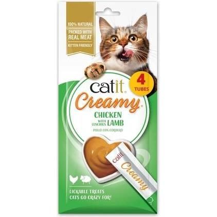 Cat It Creamy Pollo Con Cordero 4 X 10 Gr