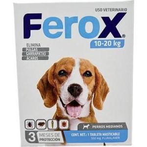 Desparasitante Externo Ferox Para Perro 10-20 kg 1 Unidad