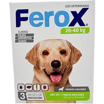 Desparasitante Externo Ferox Para Perro 20-40 kg 1 Unidad