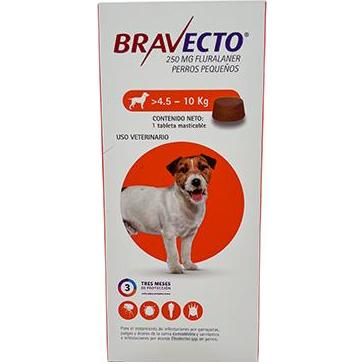 Desparasitante Externo Bravecto Para Perro 4.5-10 kg 1 Unidad