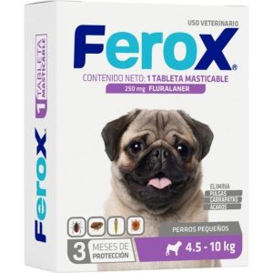 Desparasitante Externo Ferox Para Perro 4.5-10 kg 1 Unidad