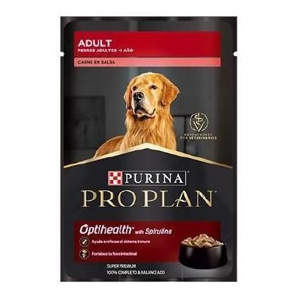 Carne En Salsa Proplan Perro Adulto Sobre 85 g
