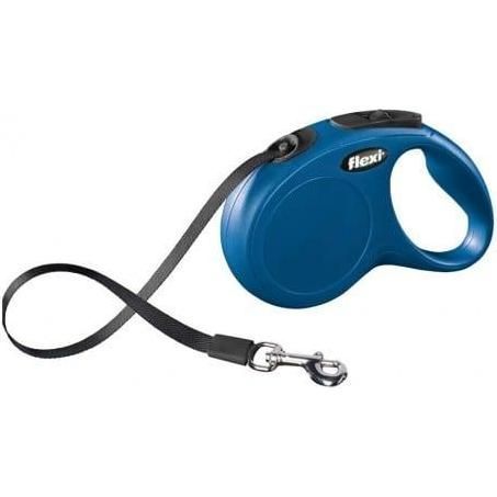 Flexi Correa Retractil Color New Classic S Blue Cinta