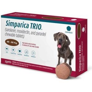Pastilla Simparica Trio 40 A 60 Kg