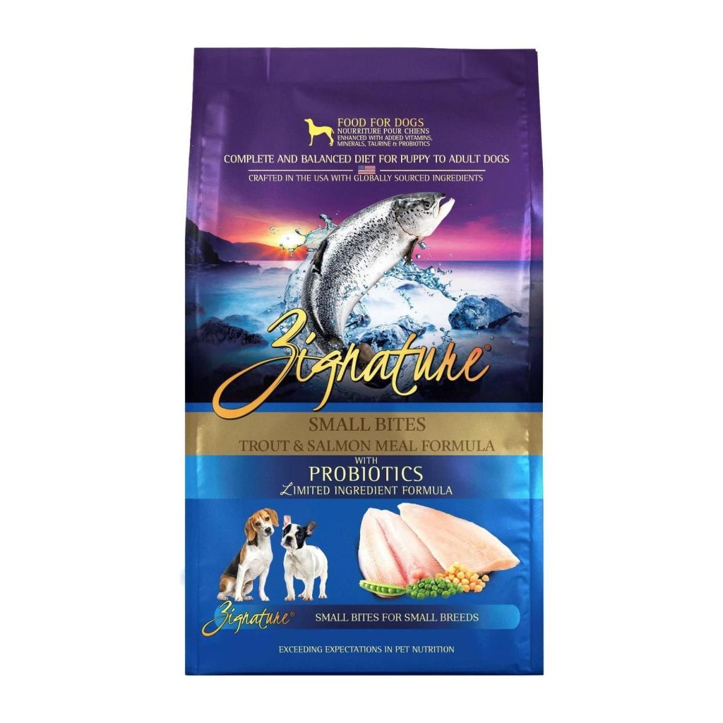 Zignature Trout Salmon Small Bites 12.5 Lb