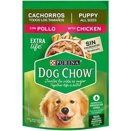 Alimento Húmedo Dog Chow Cachorros Pollo 100 g